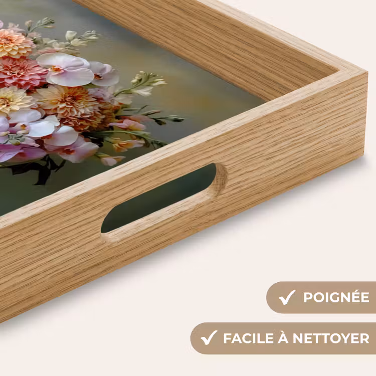 Plateau - Orchidée - Bouquet - Vase - Fleurs — 8