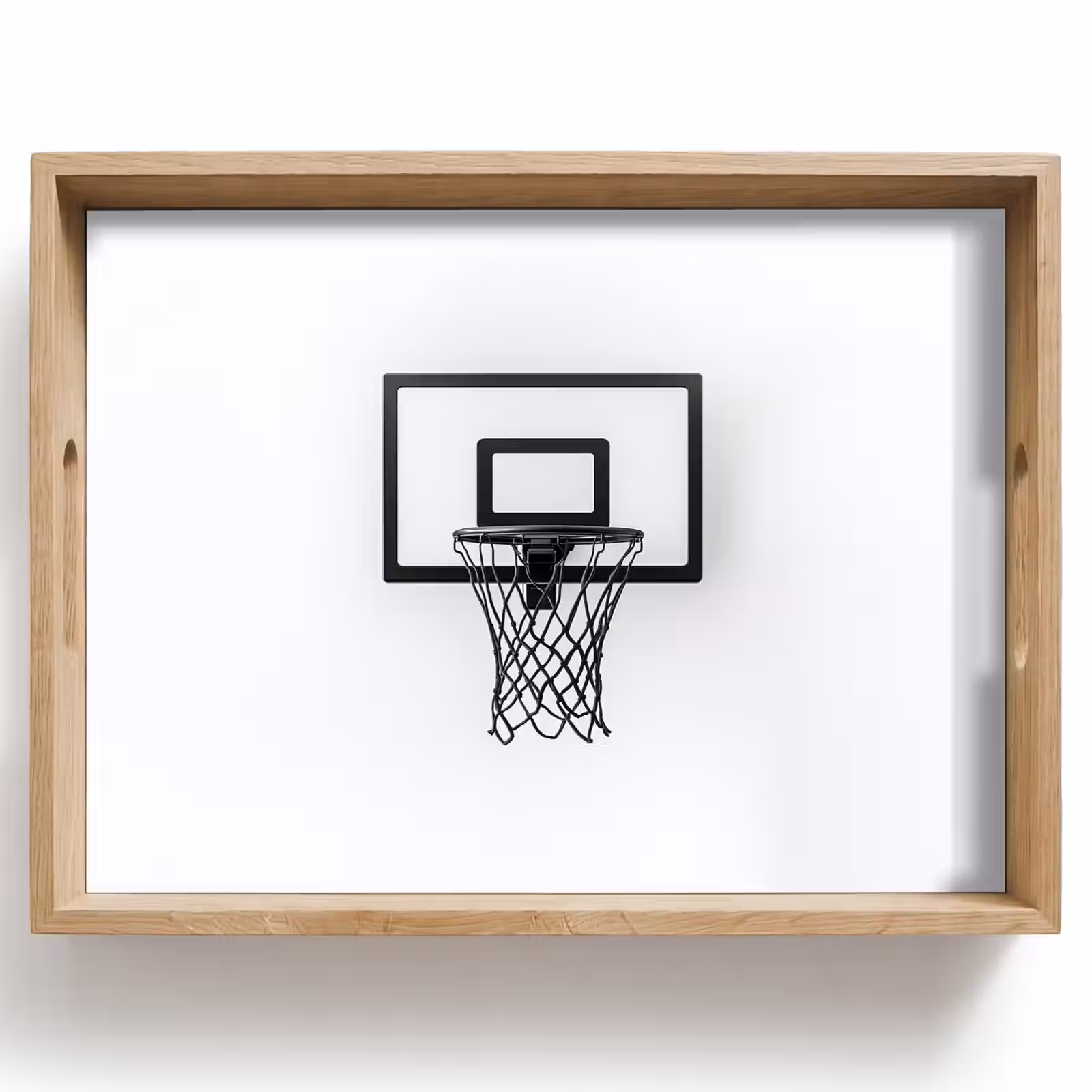 Plateau - Panneau de basket - Minimaliste - Noir — 1