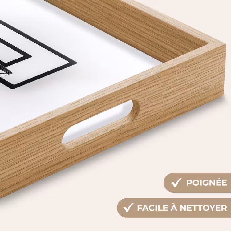 Plateau - Panneau de basket - Minimaliste - Noir — 8