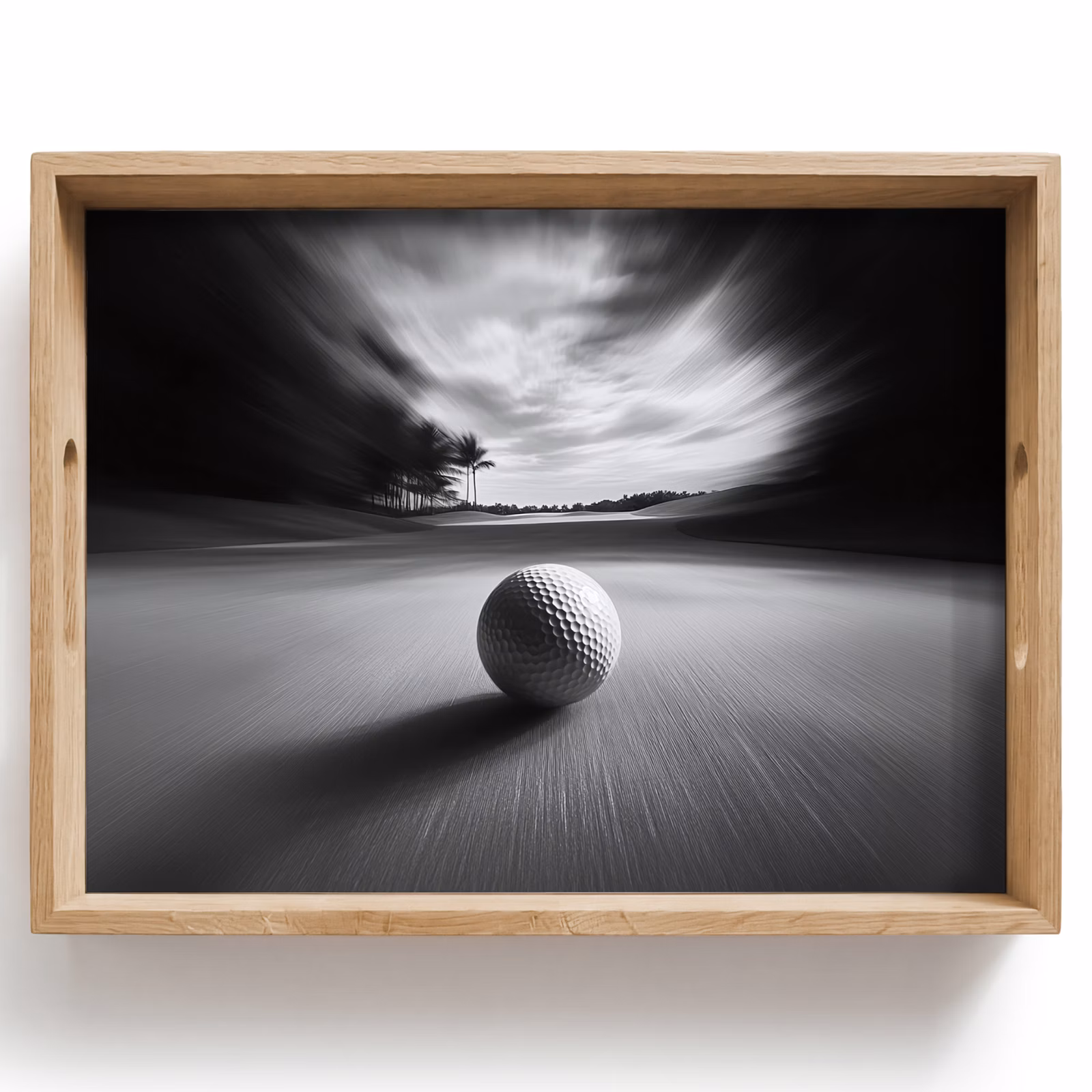 Plateau - Balle de golf - Floue - Noire — 1