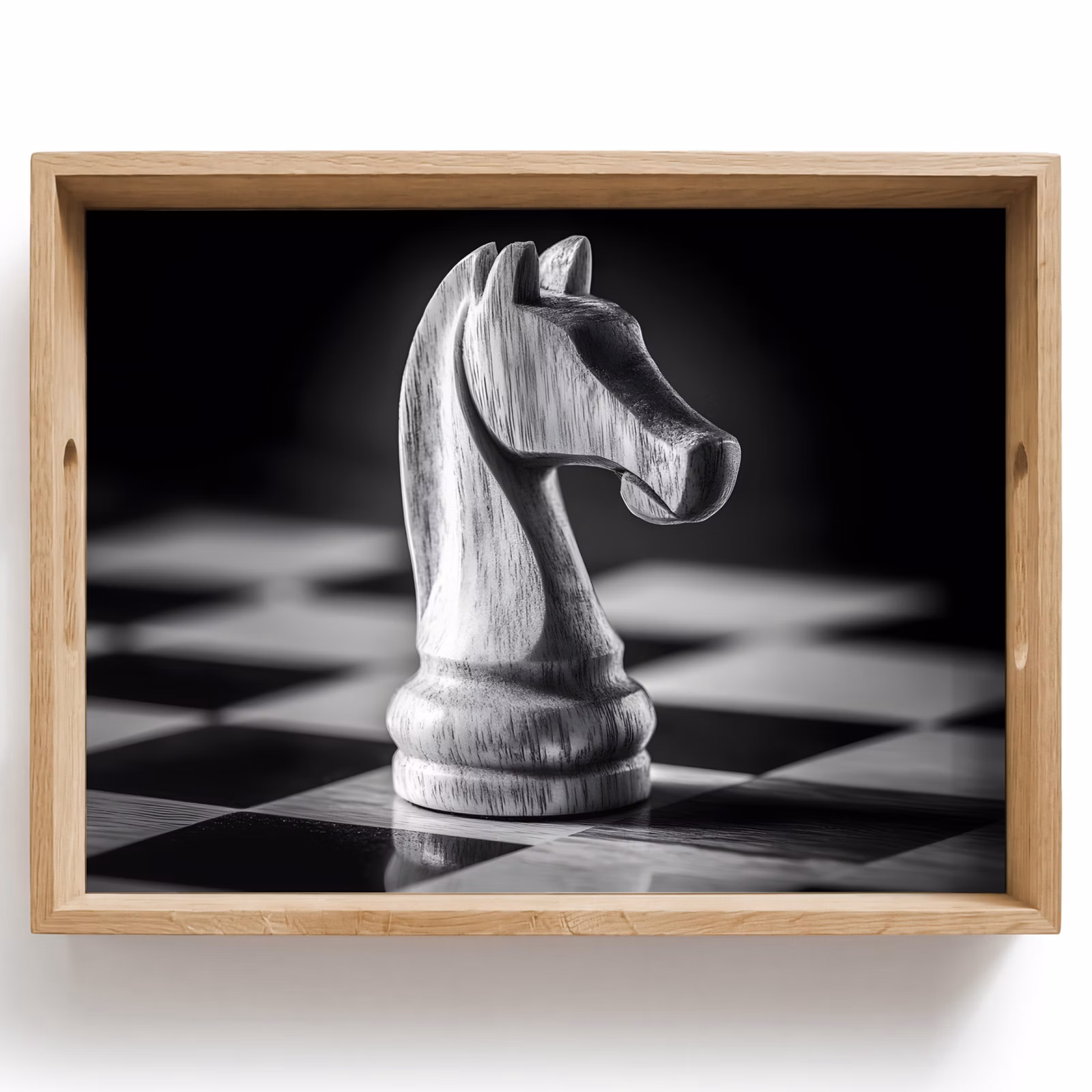 Plateau - Cheval - Bois - Scaleboard - Noir — 1