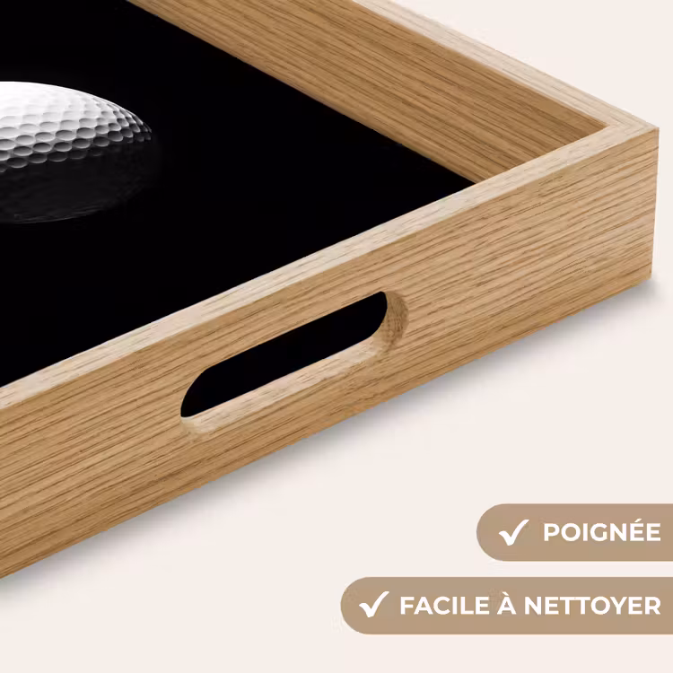 Plateau - Balle de golf - Minimaliste - Blanc — 8