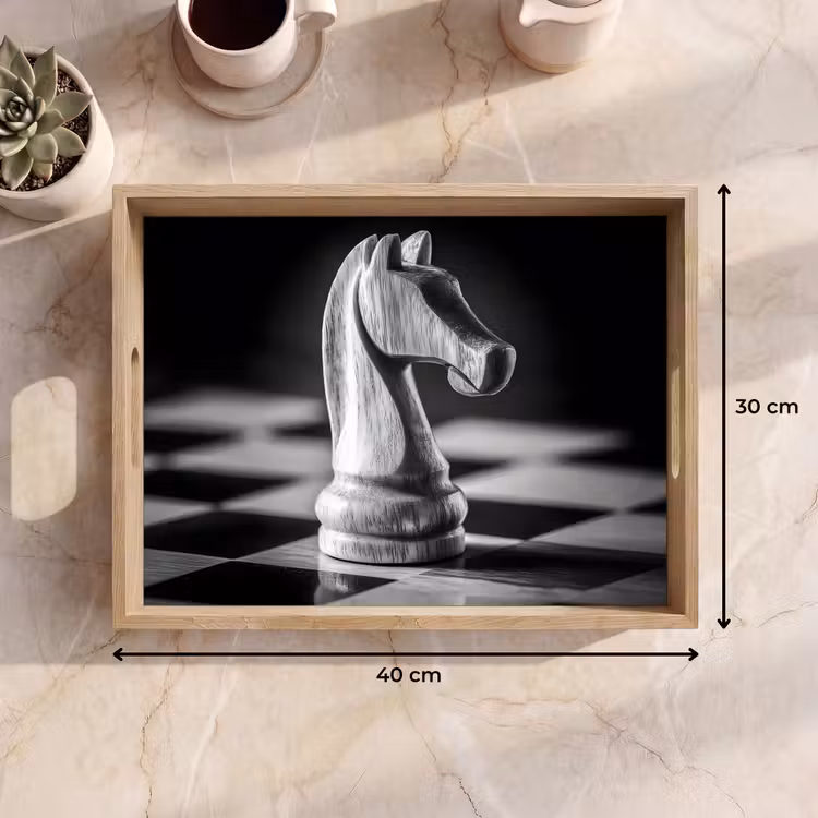 Plateau - Cheval - Bois - Scaleboard - Noir — 7