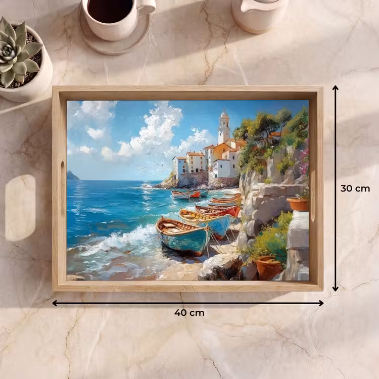Plateau - Bateaux - Rochers - Mer - Soleil — 7