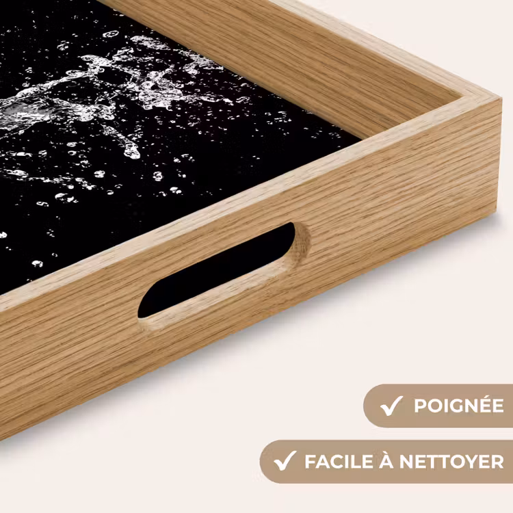 Plateau - Champagne - Noir - Éclaboussures - Éclatement — 8