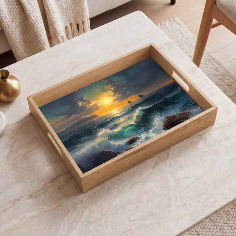 Plateau - Mer - Soleil - Vagues - Rochers — 2