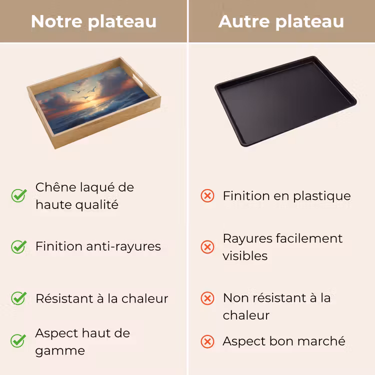Plateau - Mouettes - Coucher de soleil - Mer - Nuages — 9