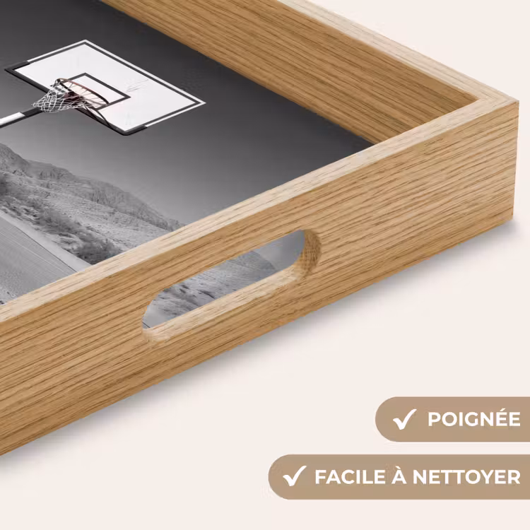 Plateau - Poteau de basket - Paysage - Sable - Blanc — 8