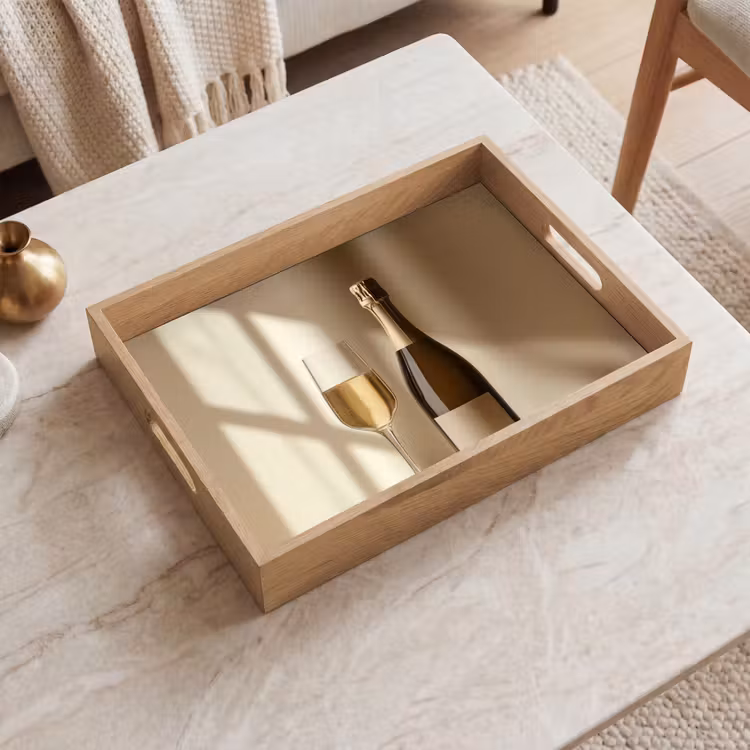 Plateau - Champagne - Beige - Ombre - Bulles — 2