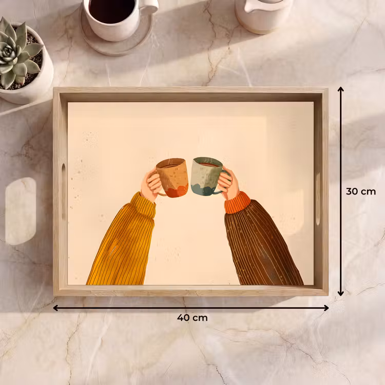 Plateau - Illustration - Mugs - Cheers - Marron — 7