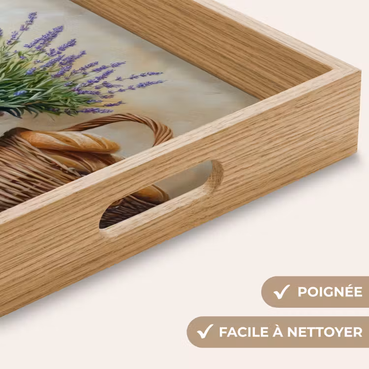 Plateau - Lavande - Pain - Nature morte — 8