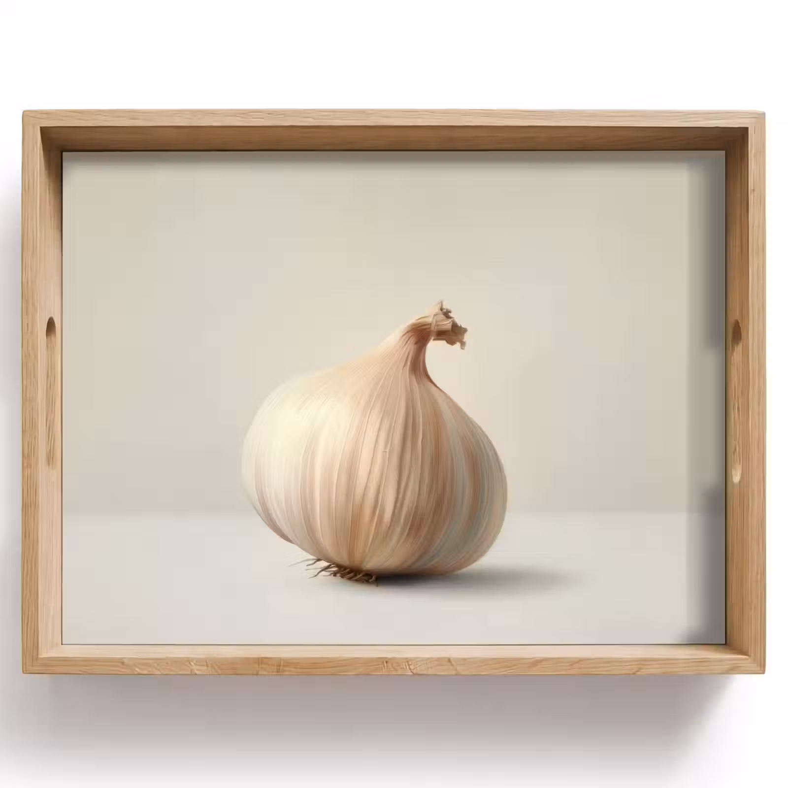 Plateau - Ail - Naturel - Beige — 1