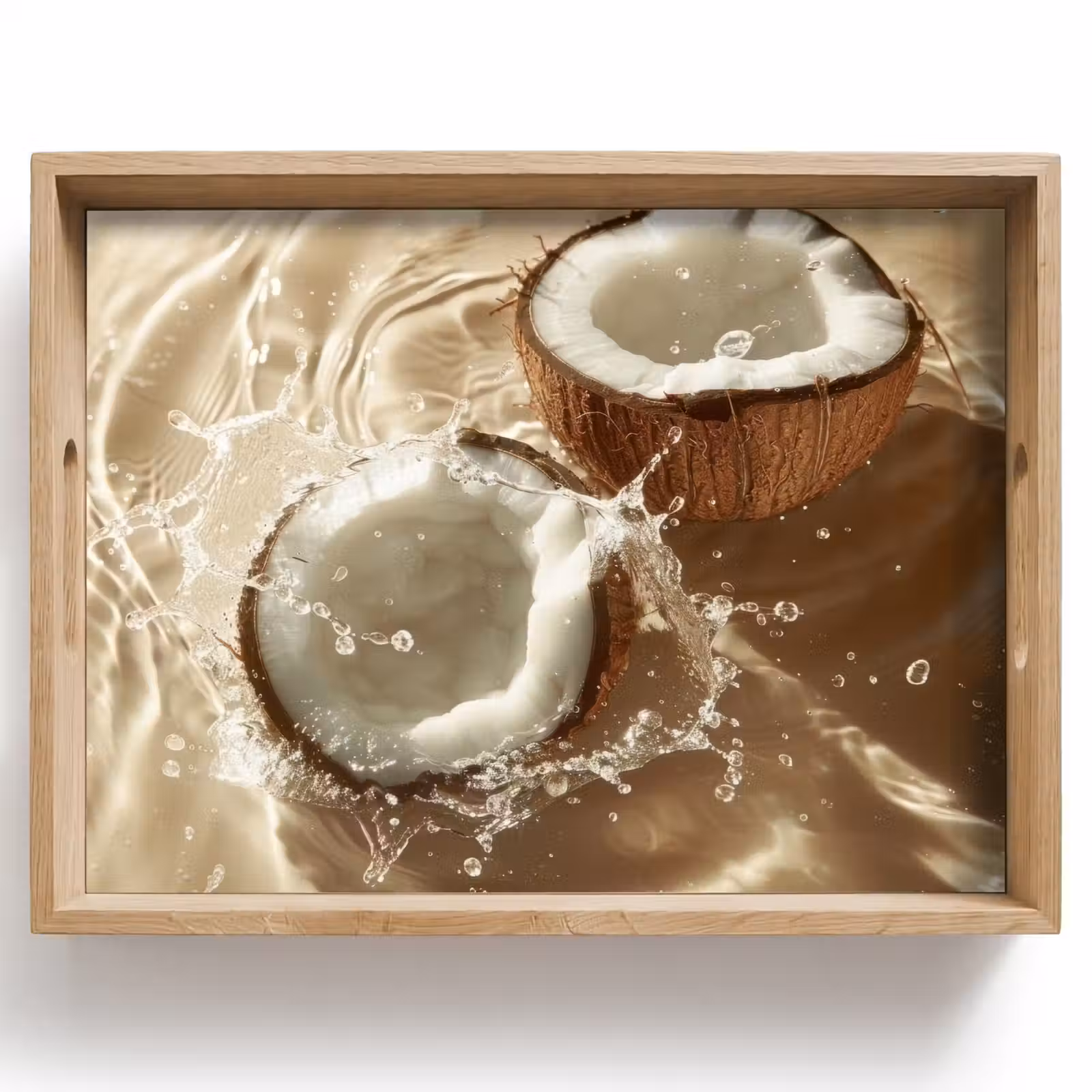 Plateau - Coconut - Water - Beige - Splashes — 1