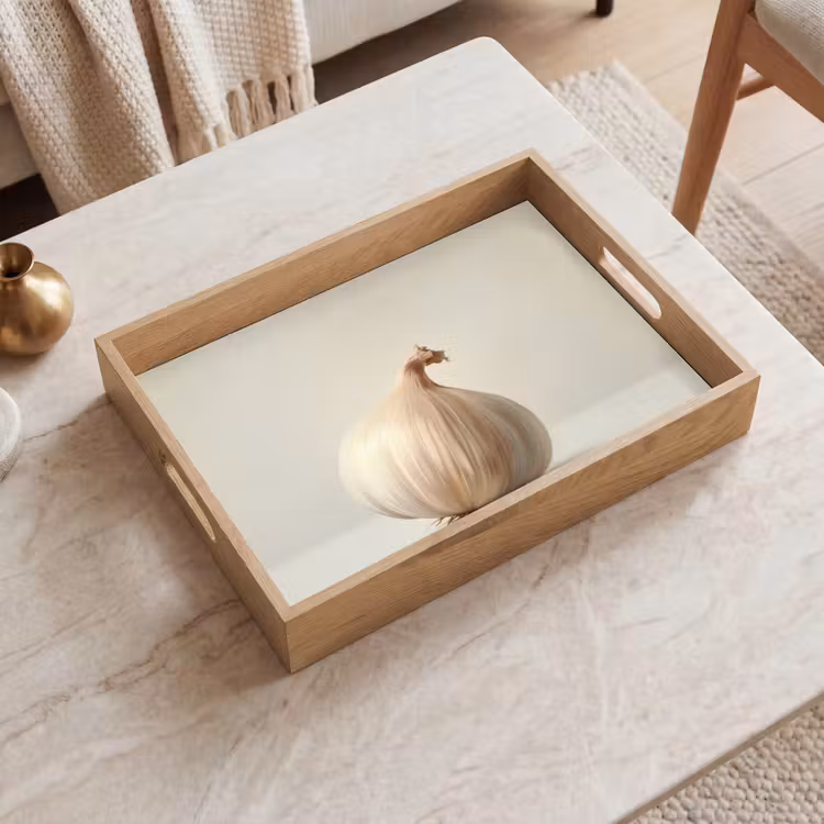 Plateau - Ail - Naturel - Beige — 2