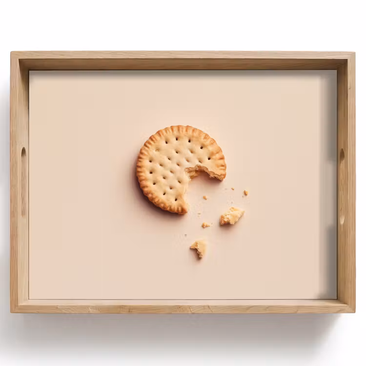 Plateau - Biscuit - miettes - beige — 1