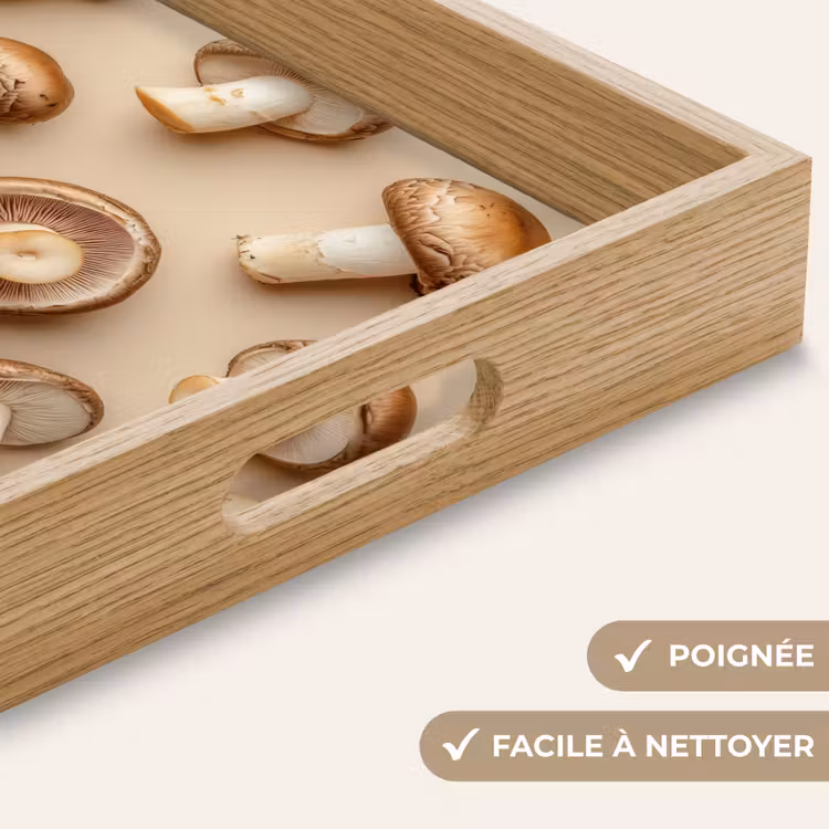 Plateau - Champignons de châtaigne - Beige — 8