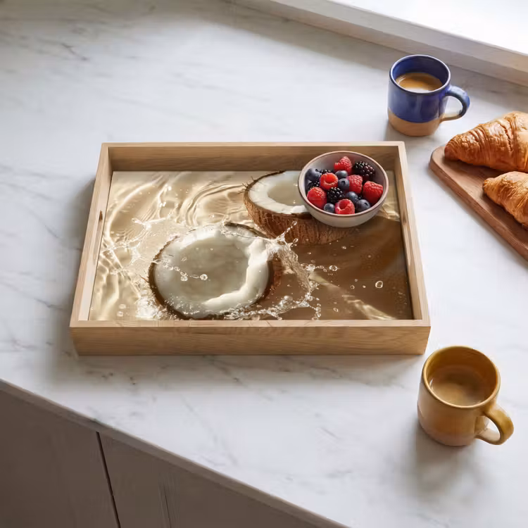 Plateau - Coconut - Water - Beige - Splashes — 3