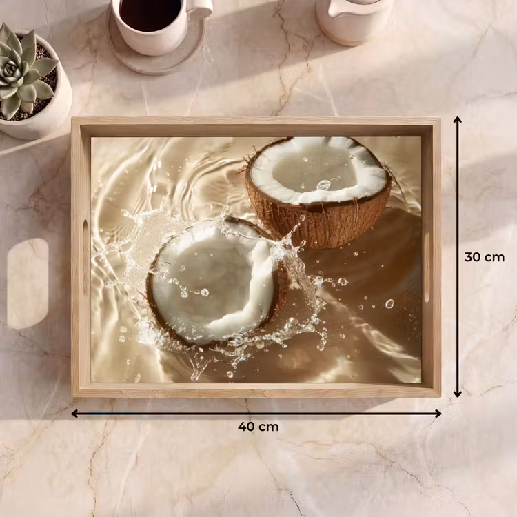 Plateau - Coconut - Water - Beige - Splashes — 7