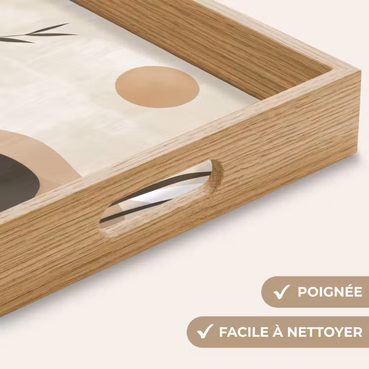 Plateau - Japandi - Paysage - Beige — 8