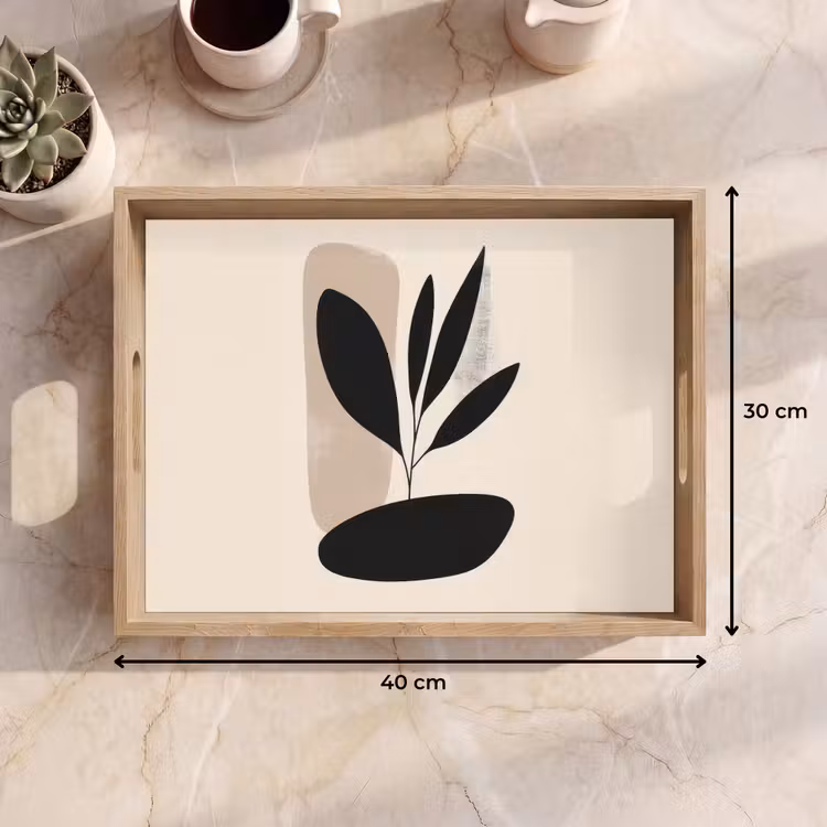 Plateau - Plante - Beige - Japandi — 7
