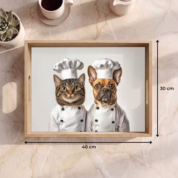 Plateau - Chat - Chien - Vêtements de cuisine — 7