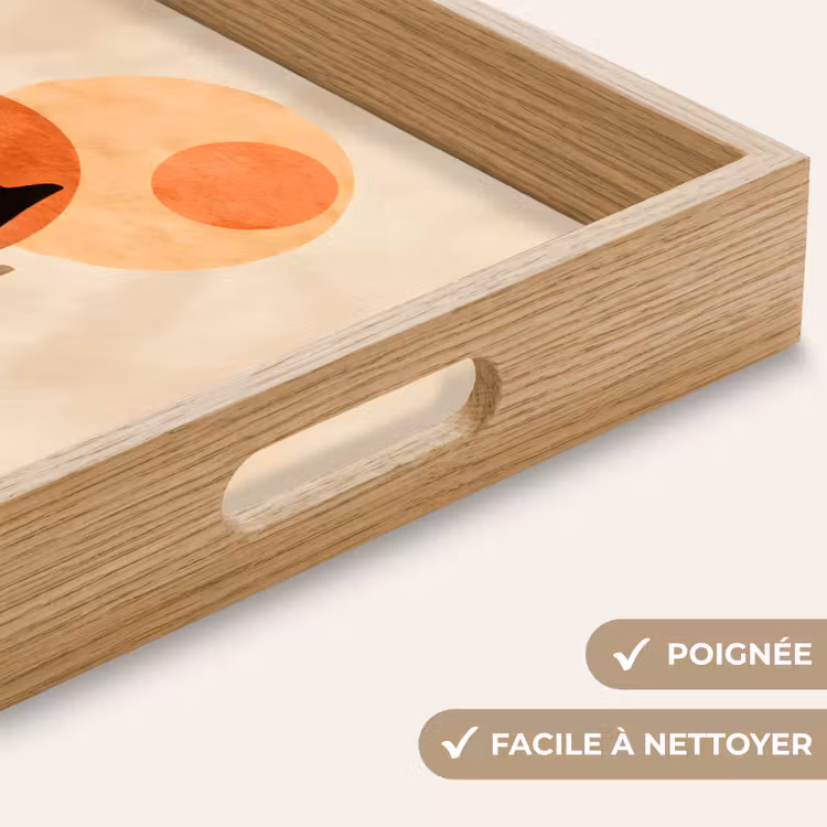 Plateau - Chats - Noir - Abstrait - Cercles — 8