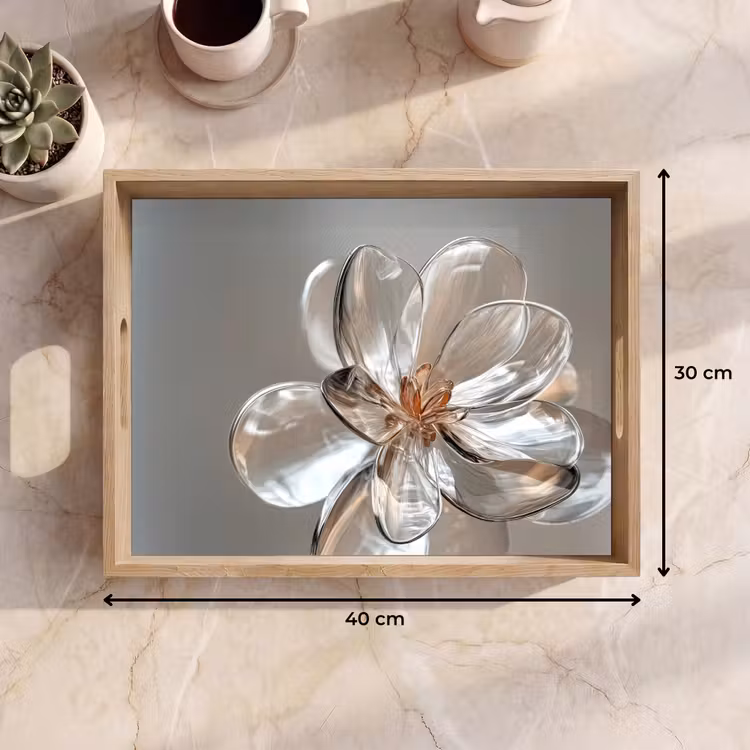 Plateau - Fleur - Lunettes - Translucide — 7