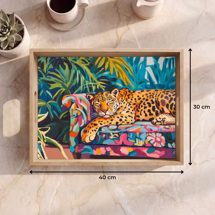 Plateau - Léopard - Coloré - Tropical — 7
