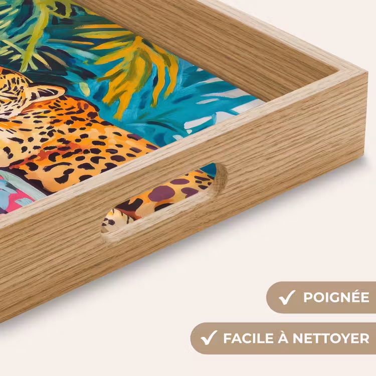 Plateau - Léopard - Coloré - Tropical — 8