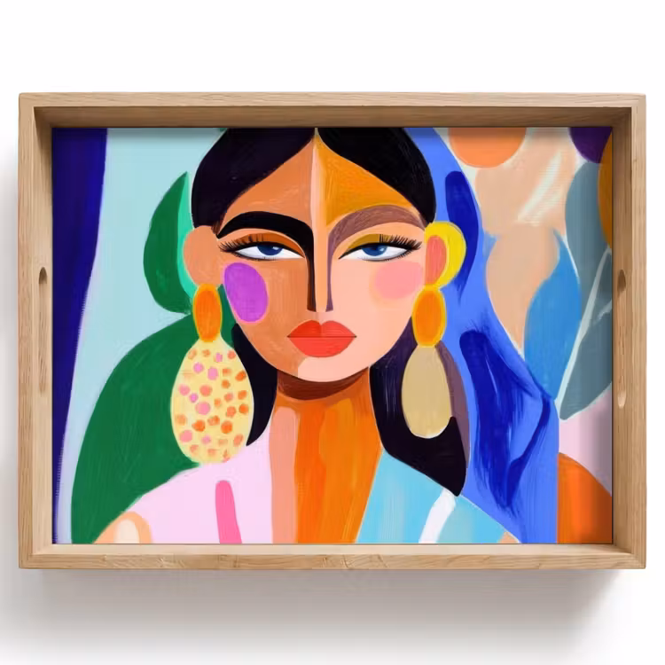 Plateau - Portrait - Femme - Moderne — 1