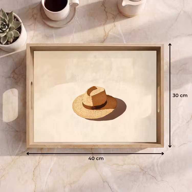 Plateau - Chapeau - Minimaliste - Teinte - Beige — 7