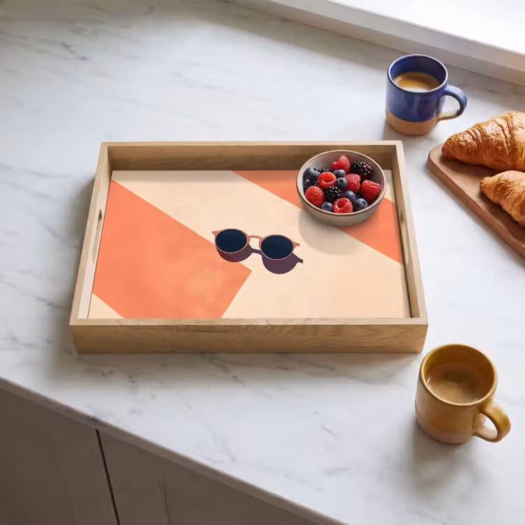 Plateau - Lunettes de soleil - Shadow - Orange - Minimalist — 3