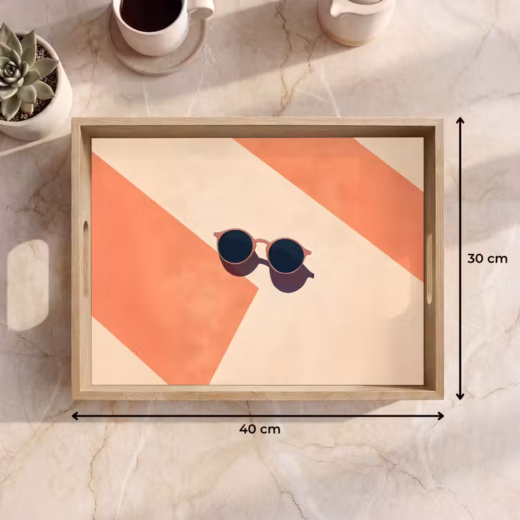 Plateau - Lunettes de soleil - Shadow - Orange - Minimalist — 7