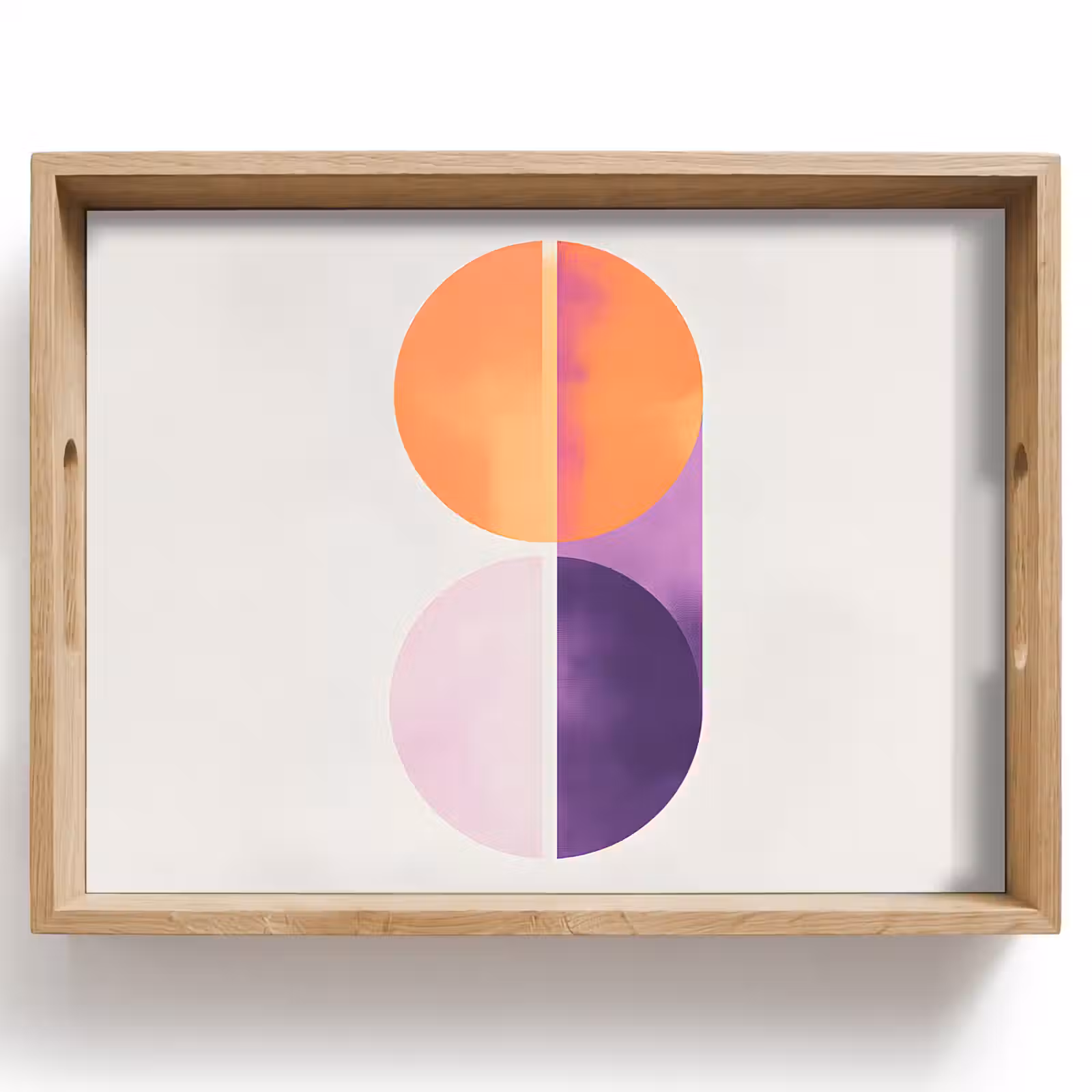 Plateau - Cercles - Abstrait - Violet — 1