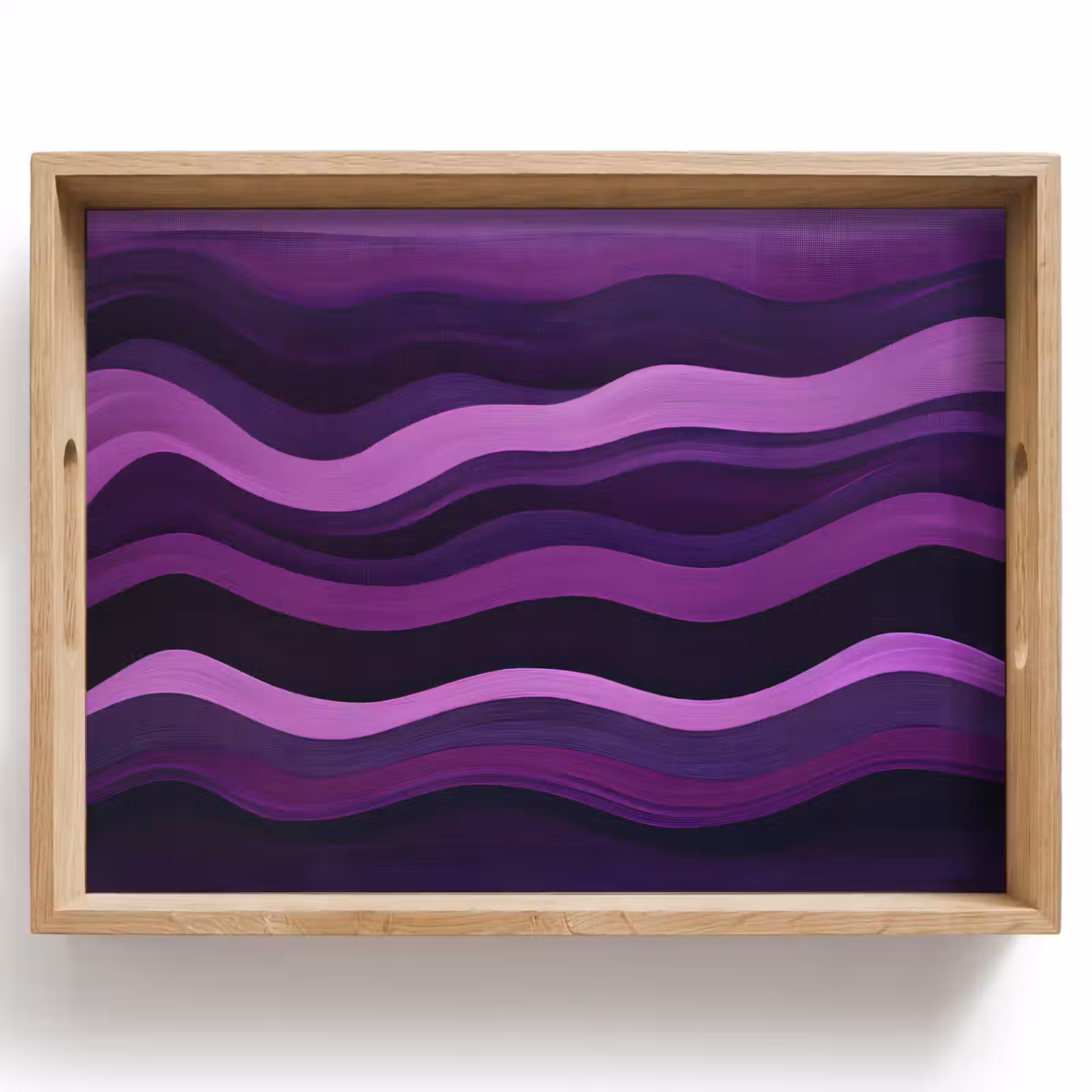 Plateau - Lignes - Vagues - Violet - Abstrait — 1