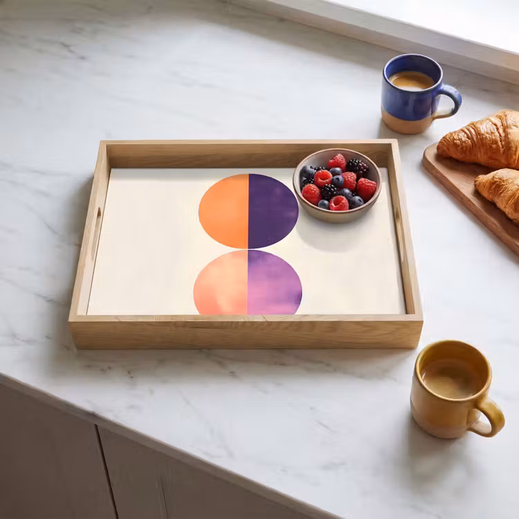 Plateau - Abstrait - Cercles - Violet — 3