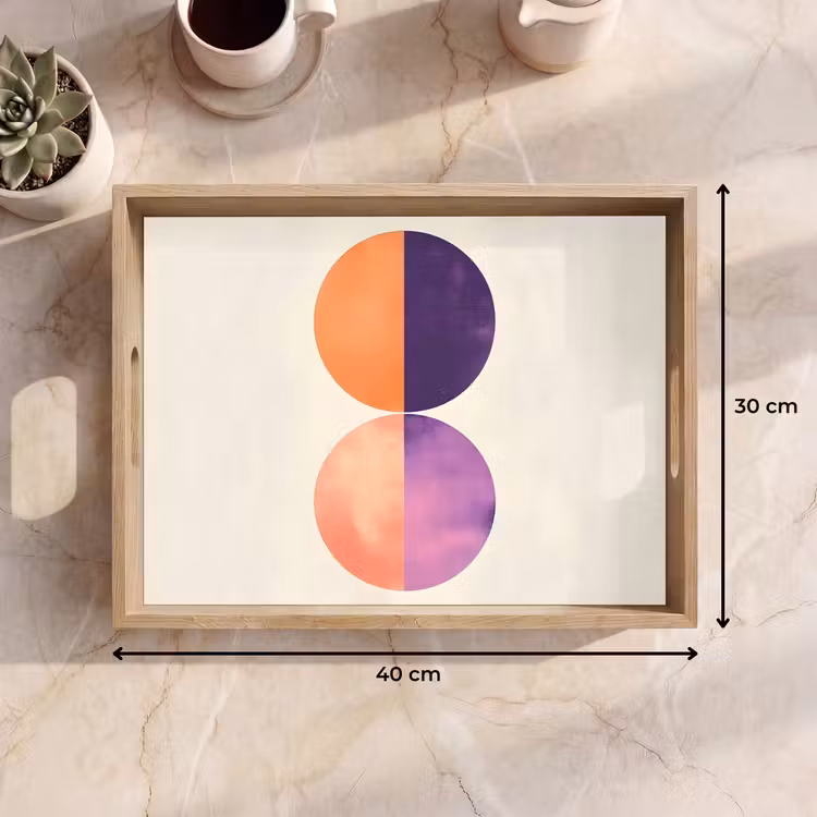 Plateau - Abstrait - Cercles - Violet — 7