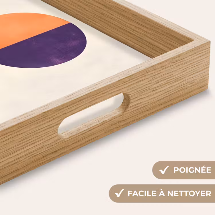 Plateau - Abstrait - Cercles - Violet — 8