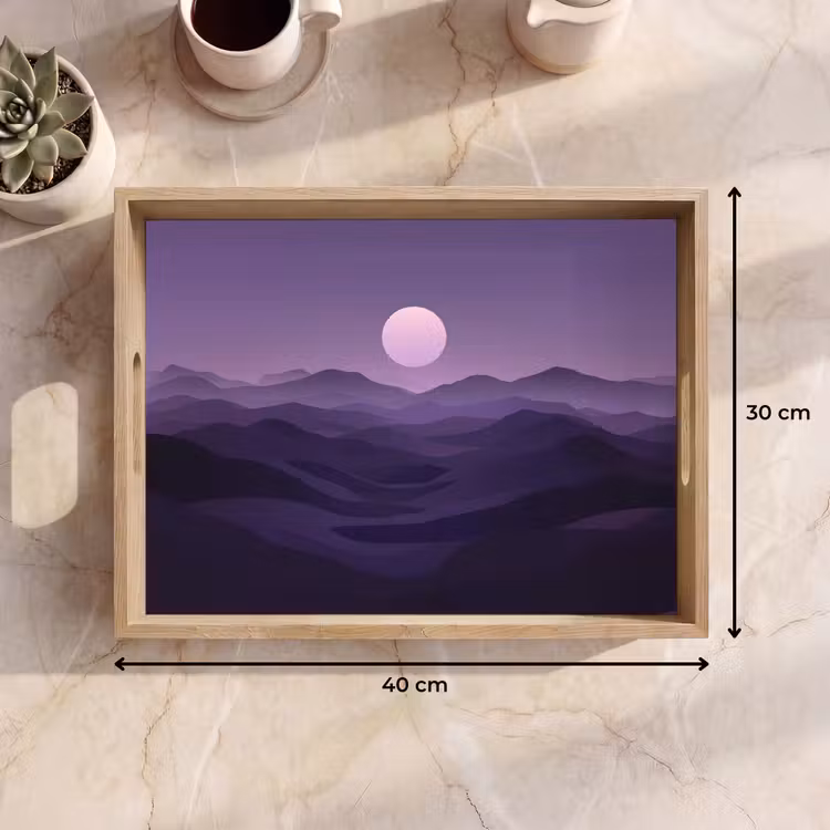 Plateau - Collines - Pourpre - Brouillard - Soleil — 7