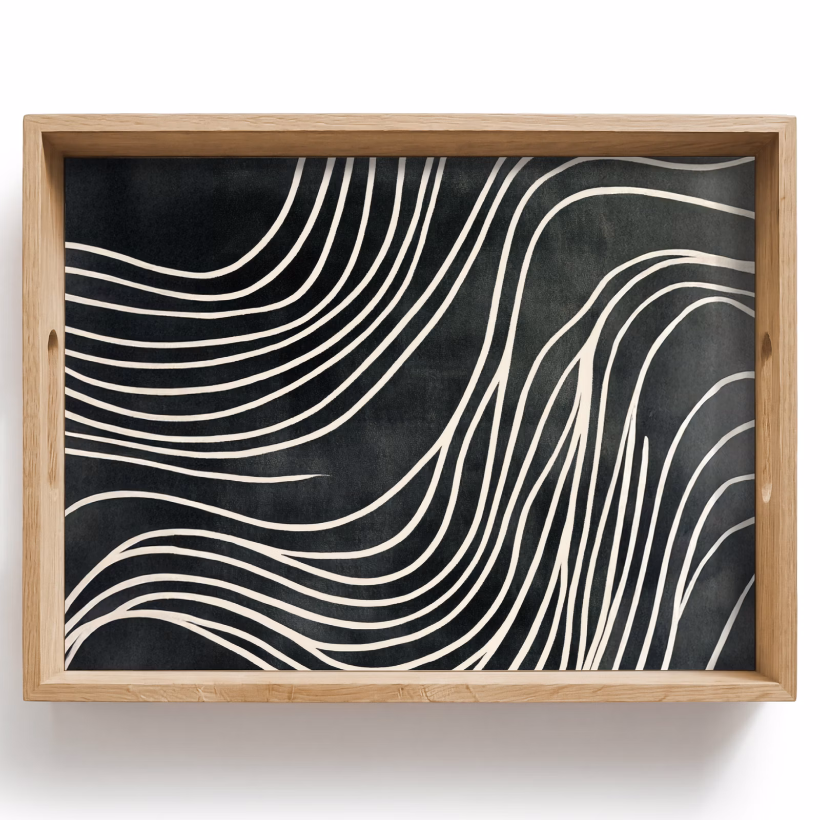 Plateau - Lignes - Motif - Abstrait - Blanc — 1
