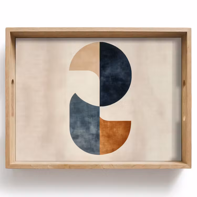 Plateau - Cercles - Abstrait - Coloré — 1