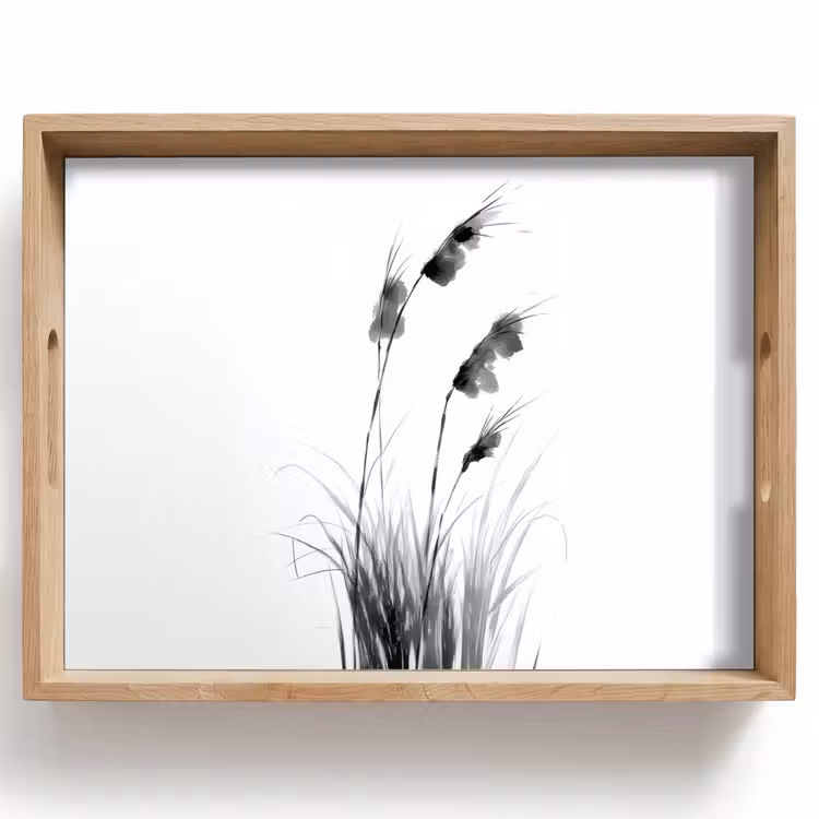Plateau - Minimalist - Stalks - White — 1