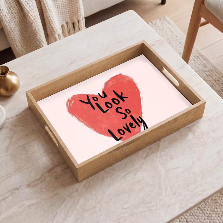 Plateau - Coeur - Rouge - Valentin — 2