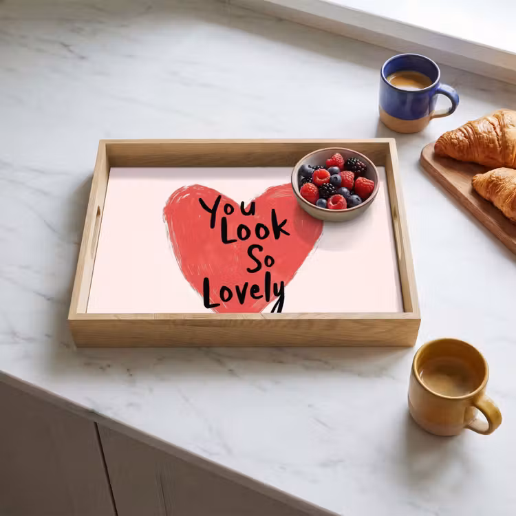 Plateau - Coeur - Rouge - Valentin — 3