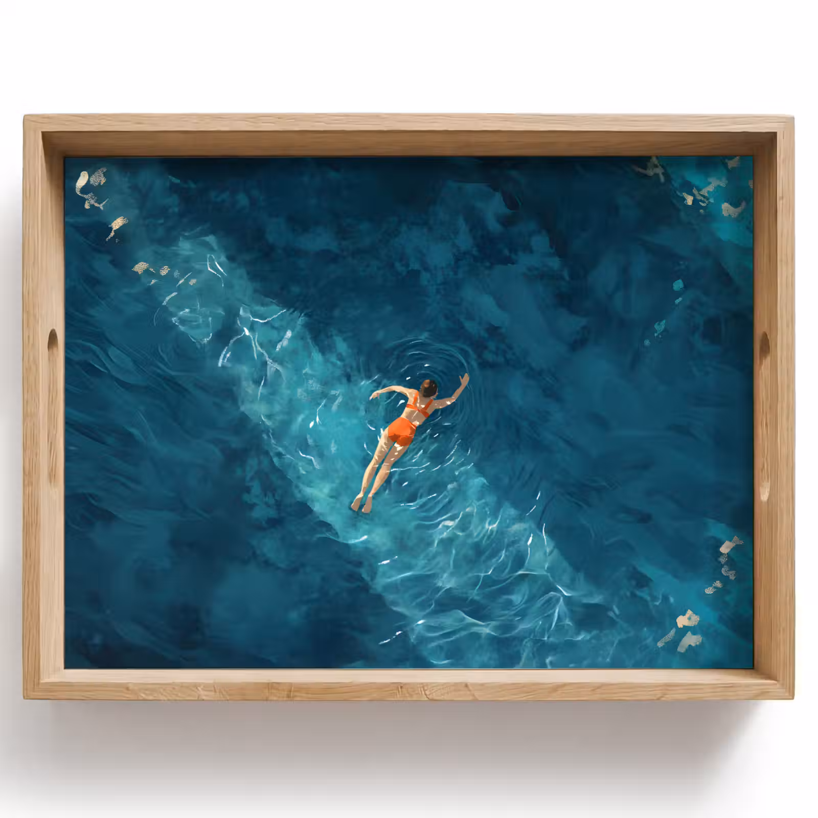 Plateau - Femme - Eau - Bikini - Orange — 1