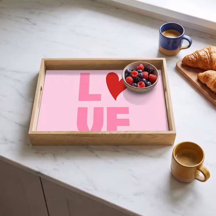 Plateau - Amour - Rose - Coeur - Valentin — 3
