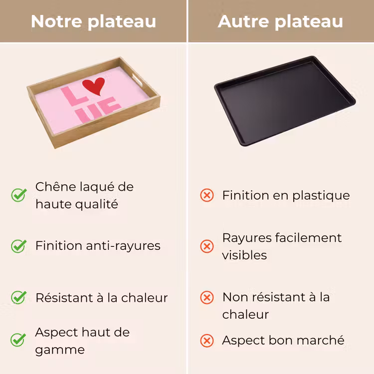 Plateau - Amour - Rose - Coeur - Valentin — 9