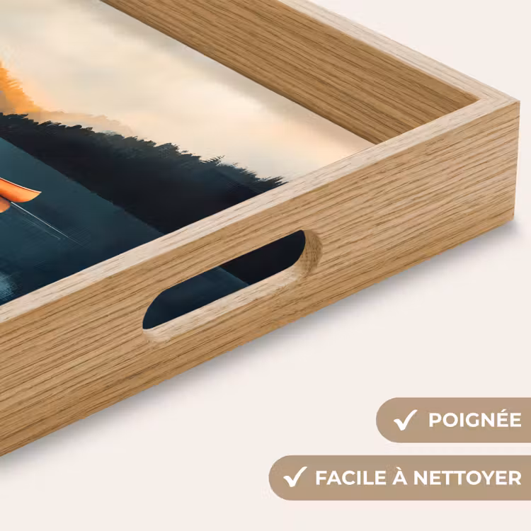 Plateau - Forêts - Lac - Canoë - Orange — 8