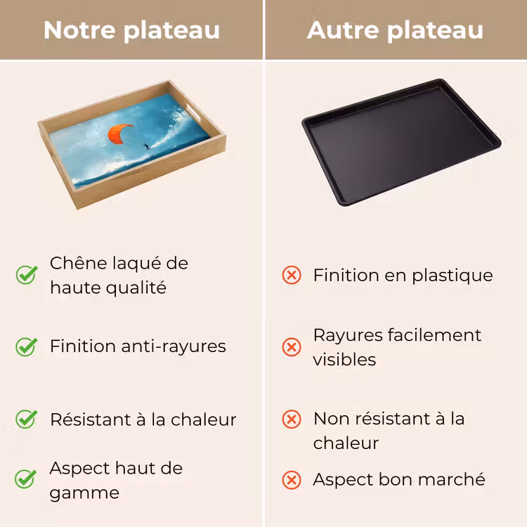 Plateau - Kitesurfer - Orange - Mer - Ciel — 9