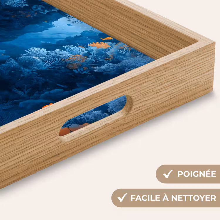 Plateau - Récif corallien - Poissons - Océan - Bleu — 8